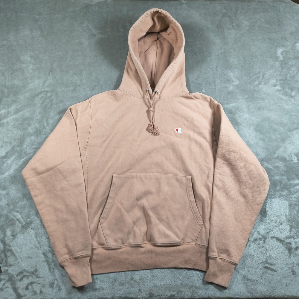 Vintage Champion Reverse Weave Hoodie Mens Medium 90s Pullover Sweatshirt Y2K